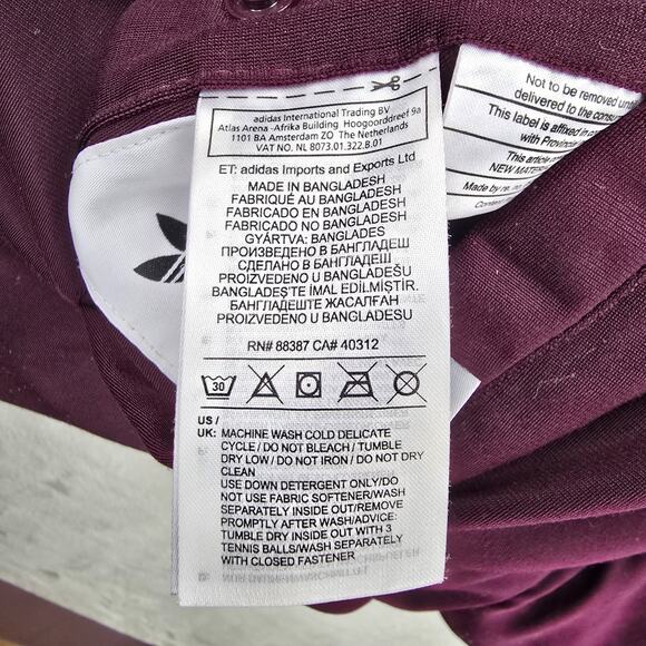 Adidas Jacket Mens Medium Black Revirsible Originals Superstar Quilted Puffer - Picture 6 of 14